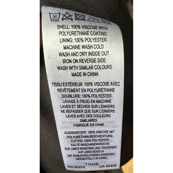 French Connection Crolenda Black Faux Leather Cut Out Dress Size 6 NWT - Picture 4 of 8